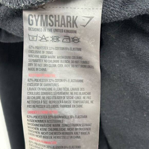 Gymshark High Rise Joggers Sweat Pants Women’s Medium Black Drawstring Zipper Po - Picture 9 of 9